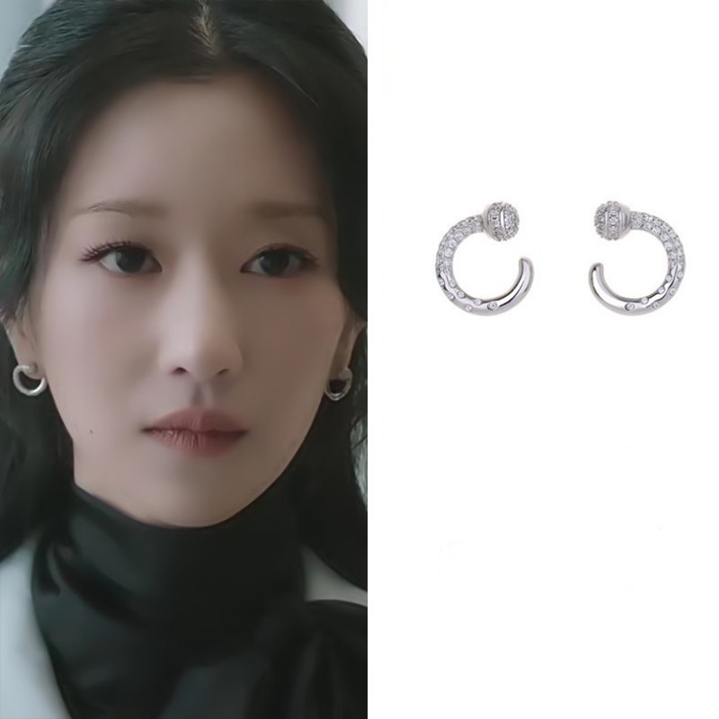 Eve Jewelry & Watches Distribuidor Oficial Rolex - Personalizado zircão prata agulha brincos, drama