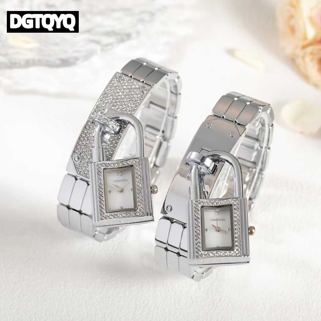 Jewelry Diamond Watches - Senhoras tira destacável bloqueio relógio de