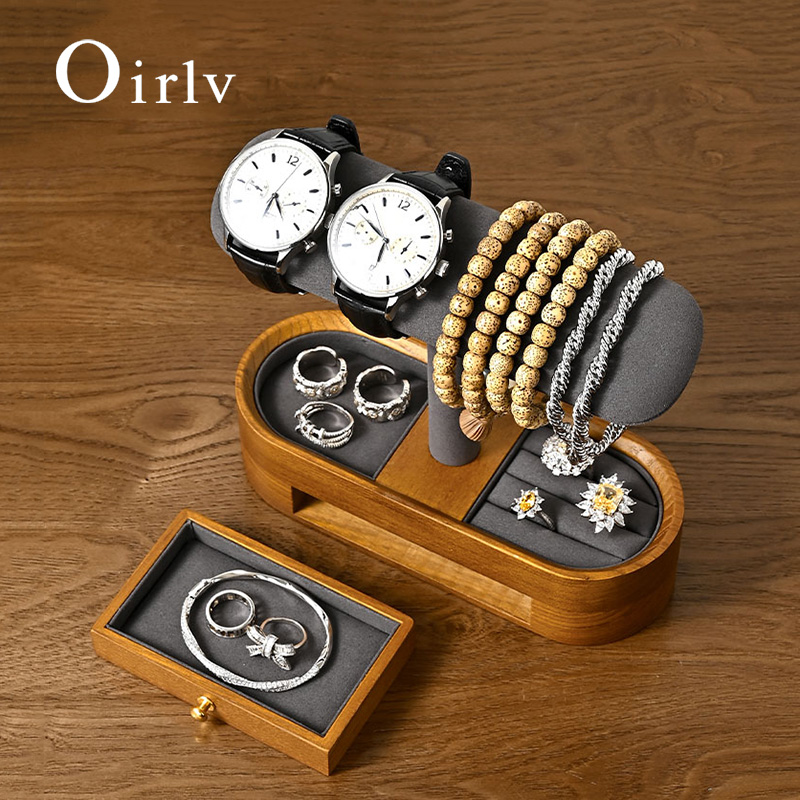 Jewels On Watches - Oirlv organizador de relógio de madeira