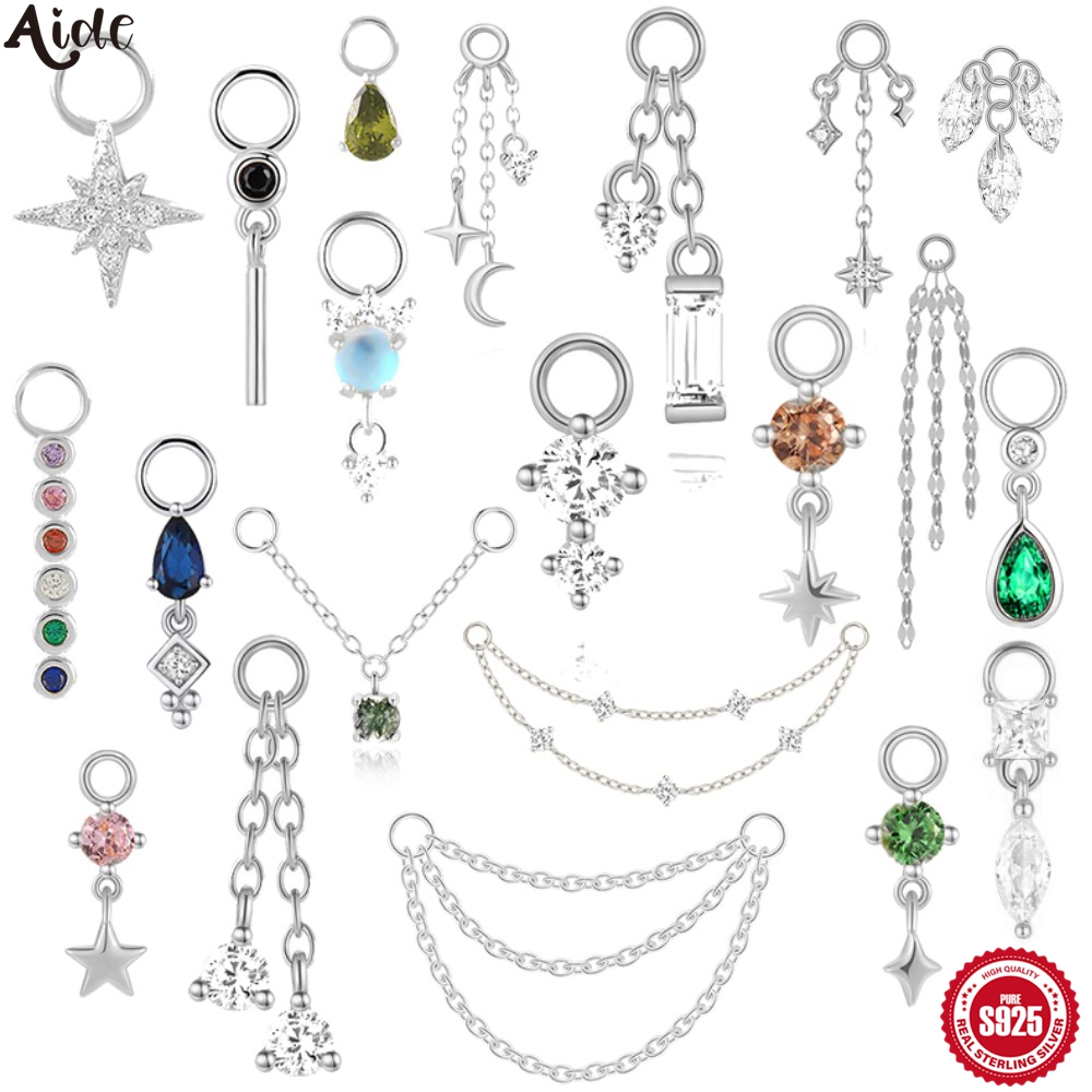 Opal Earrings Dangle - Aide borla encantos diy opala pingente