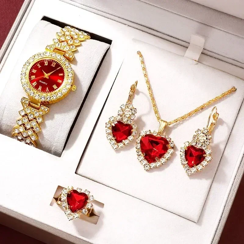 Jewelry Clasp Watches - Conjunto de jóias para mulheres, relógio