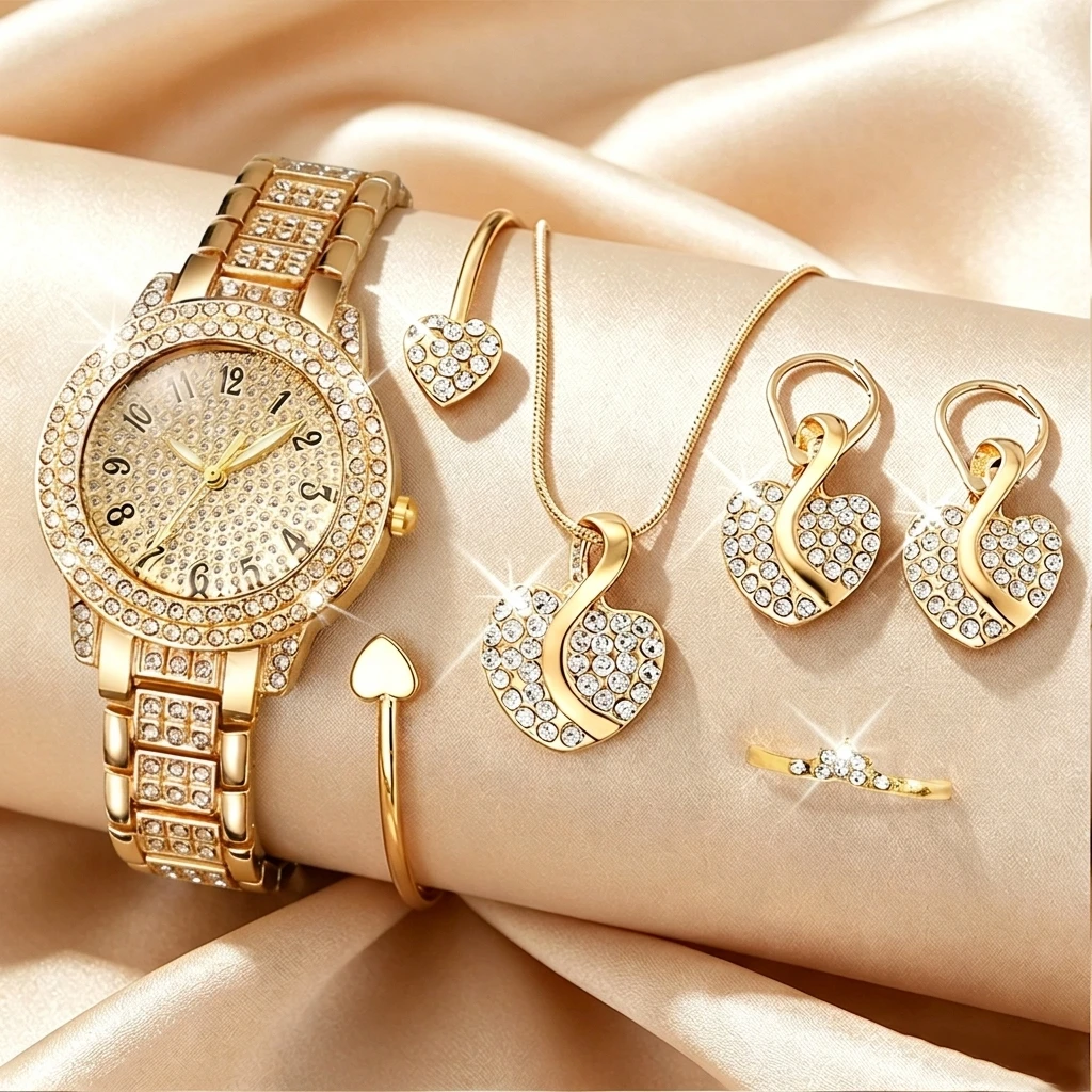 Jewelry Clasp Watches - Conjunto de Joias de Luxo com