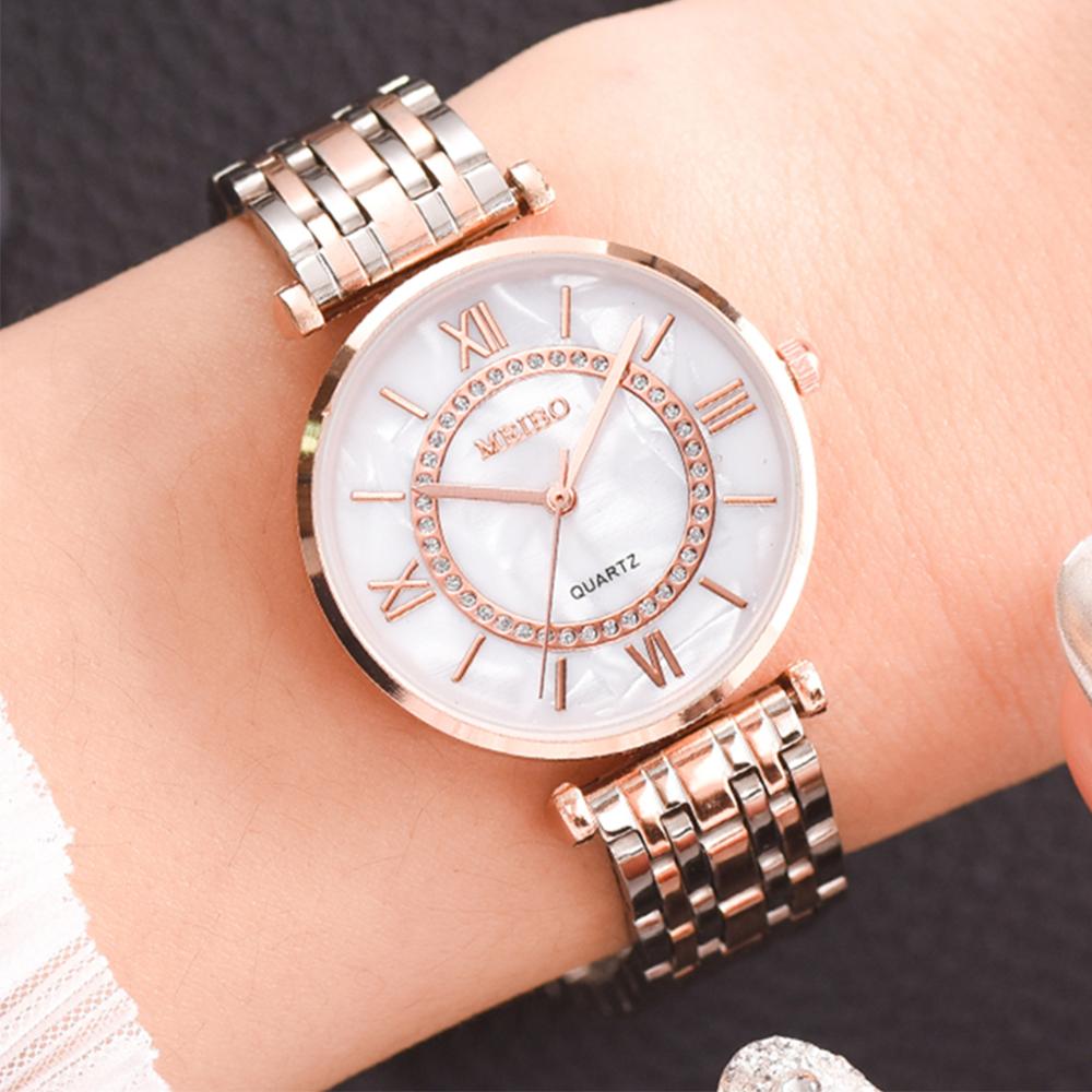 Jewelry Diamond Watches - Luxo cristal feminino pulseira relógios marca