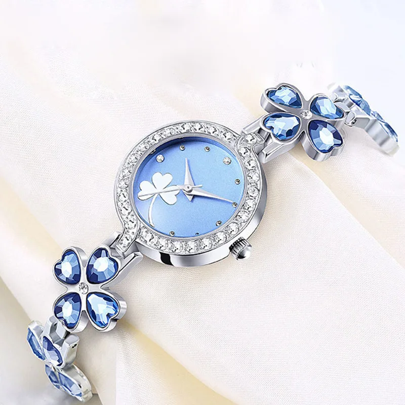 Jewelry Diamond Watches - Relógio feminino de quartzo quadrado de