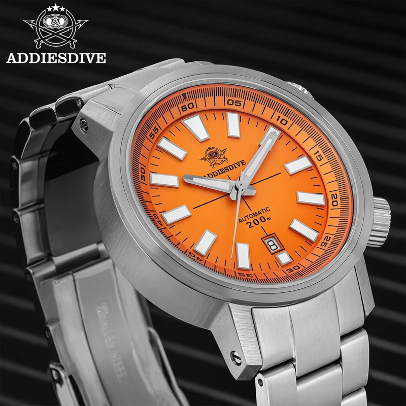Mens Mechanical Watch - Addiesdive 42mm relógio mecânico automático janpan