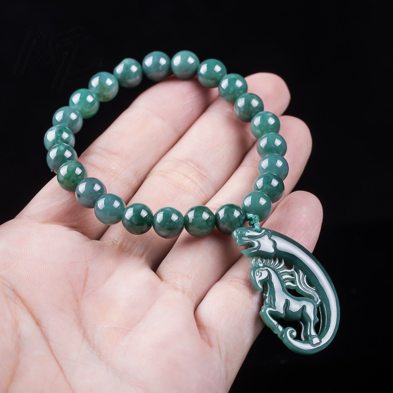 Pulseira de Contas de Jadeíta  - Jewelry & Watches Store avaliação e preço