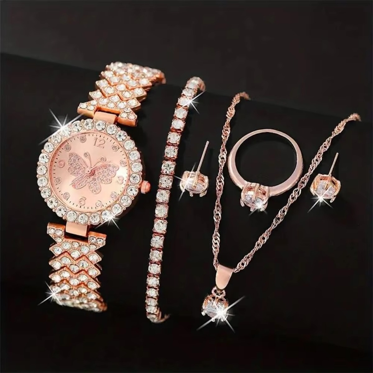 Conjunto de 6 Peças: Relógio F - Jewelry Clasp Watches avaliação e preço