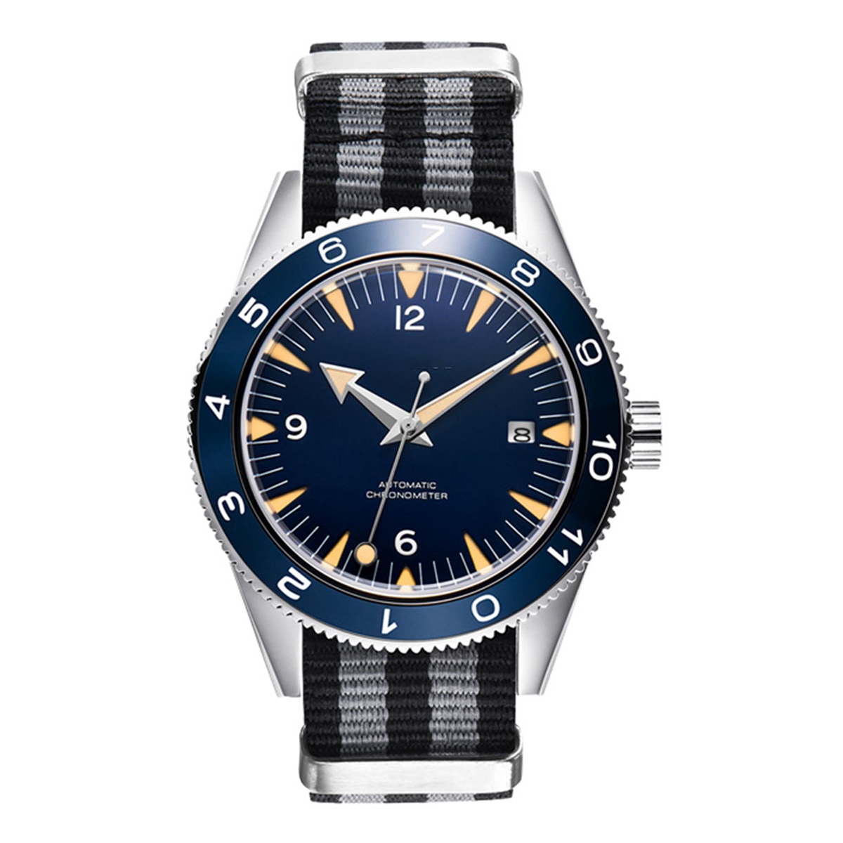 Logotipo personalizado nh35 mo - Mens Mechanical Watch avaliação e preço