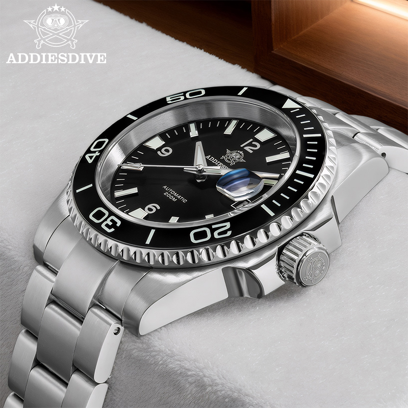 Addiesdive novo presente de me - Mens Mechanical Watch avaliação e preço