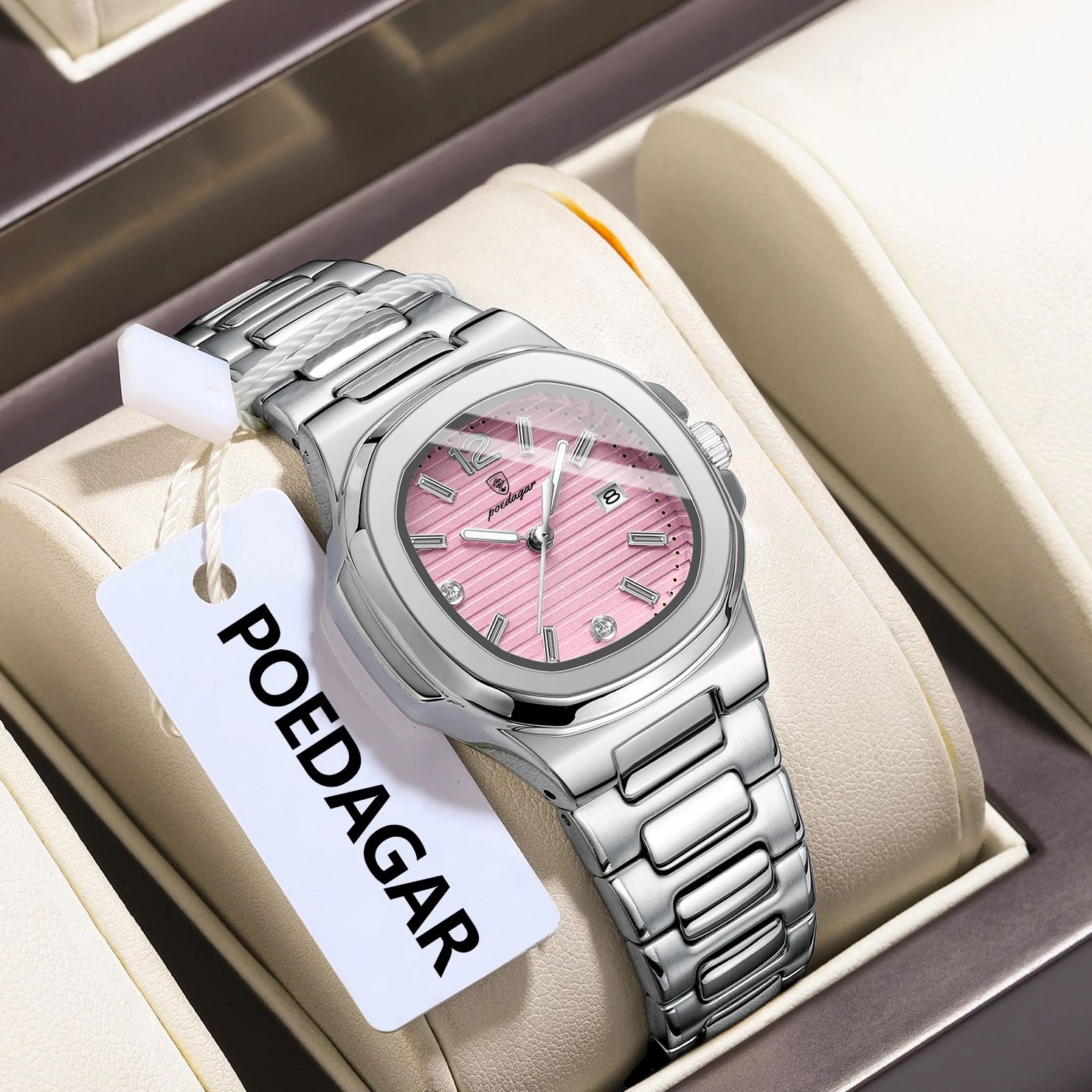 Poedagar quadrado moda mulher  - High Jewelry Watches avaliação e preço