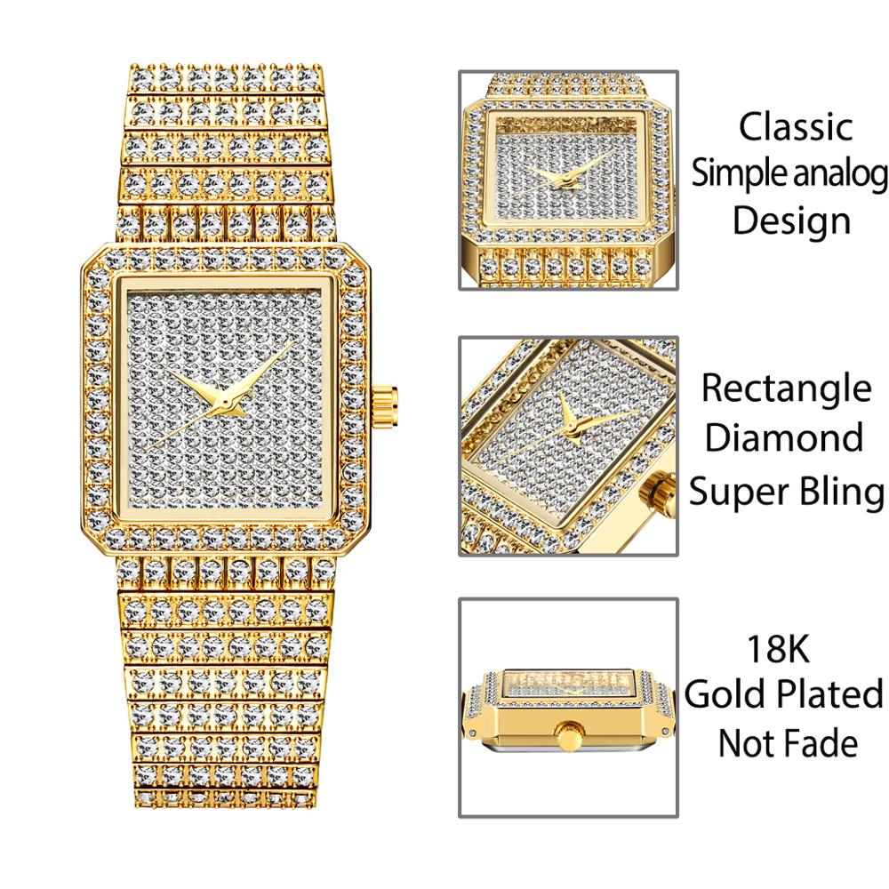 MISSFOX-Relógio feminino de di - Jewelry Diamond Watches avaliação e preço
