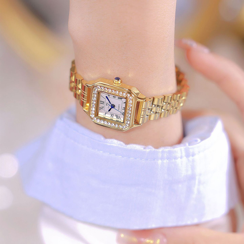 Relógio feminino quadrado de a - High Jewelry Watches avaliação e preço