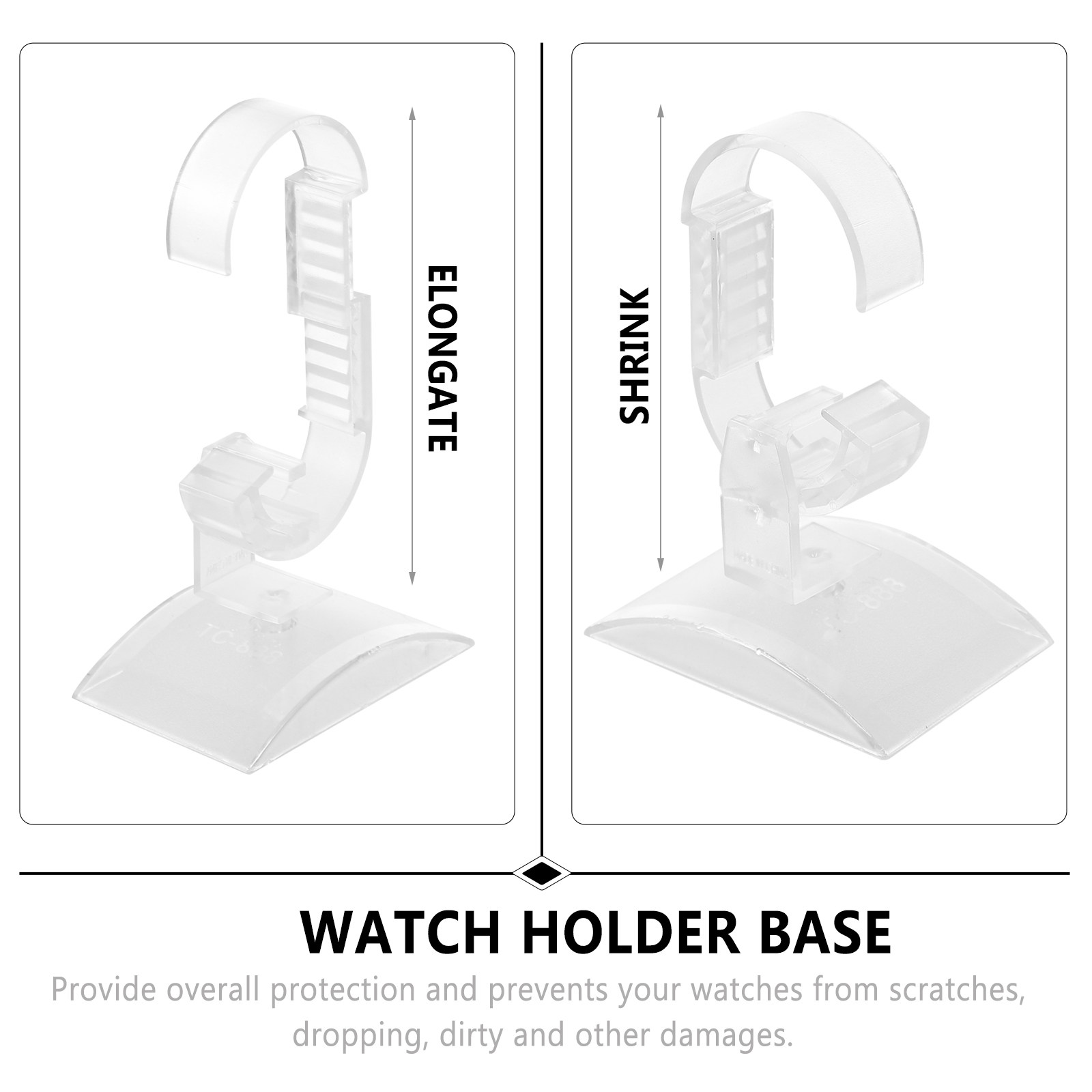 Suporte de acrílico para exibi - Watches Jewelry Holder avaliação e preço