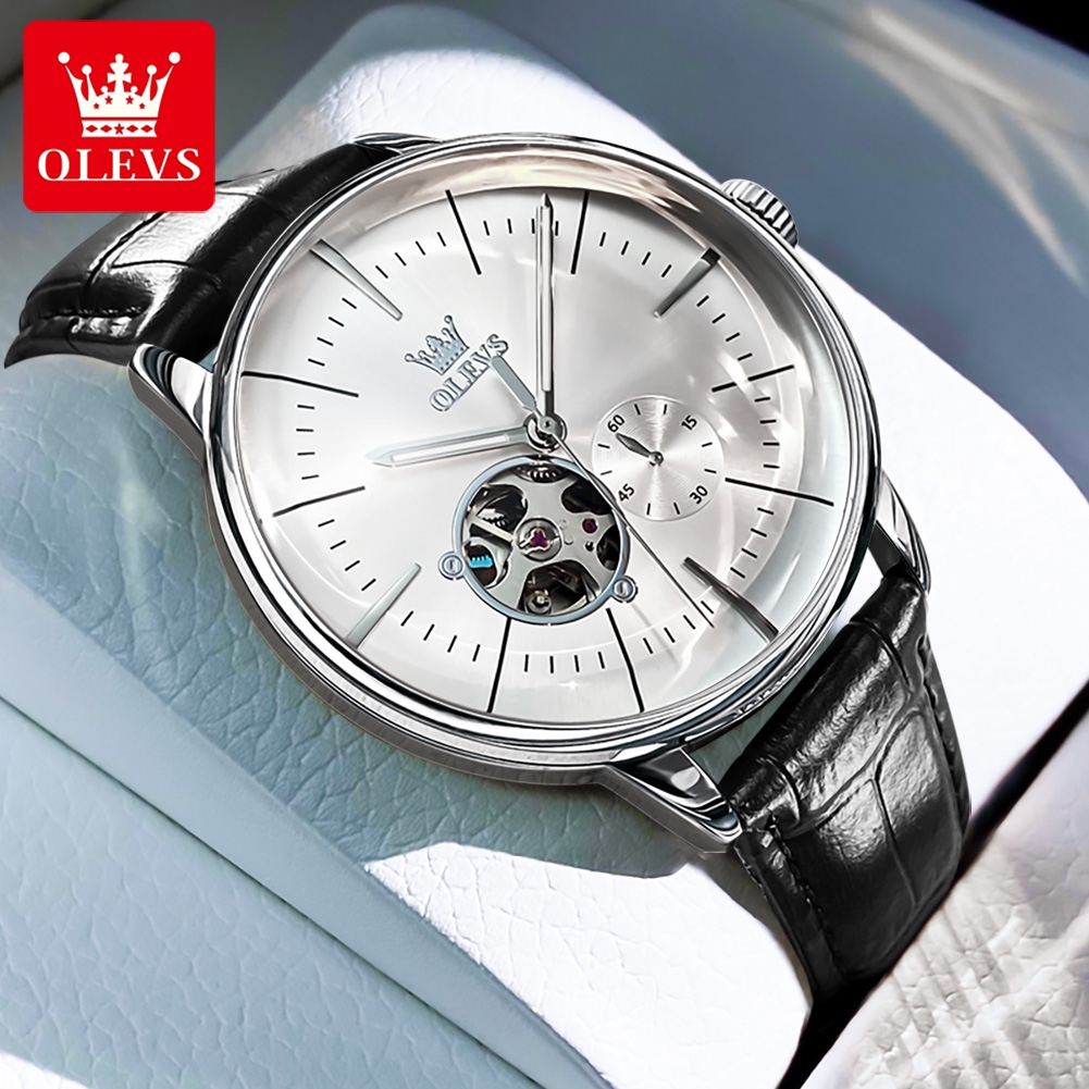 Relógios Masculinos OLEVS 6708 - Mens Mechanical Watch avaliação e preço