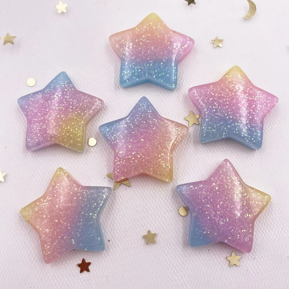 10 pçs glitter kawaii resina c - Paradise Jewelry & Watches Llc avaliação e preço
