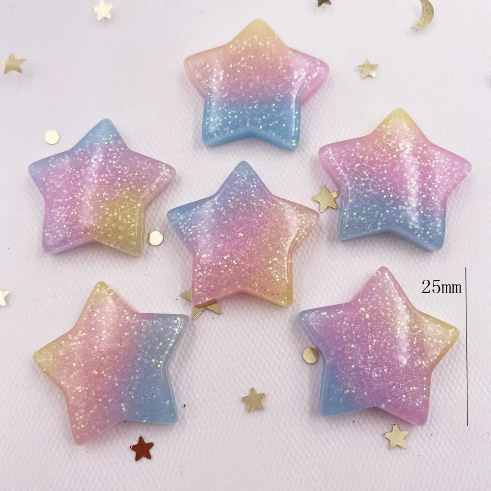 10 pçs glitter kawaii resina c - Paradise Jewelry & Watches Llc avaliação e preço