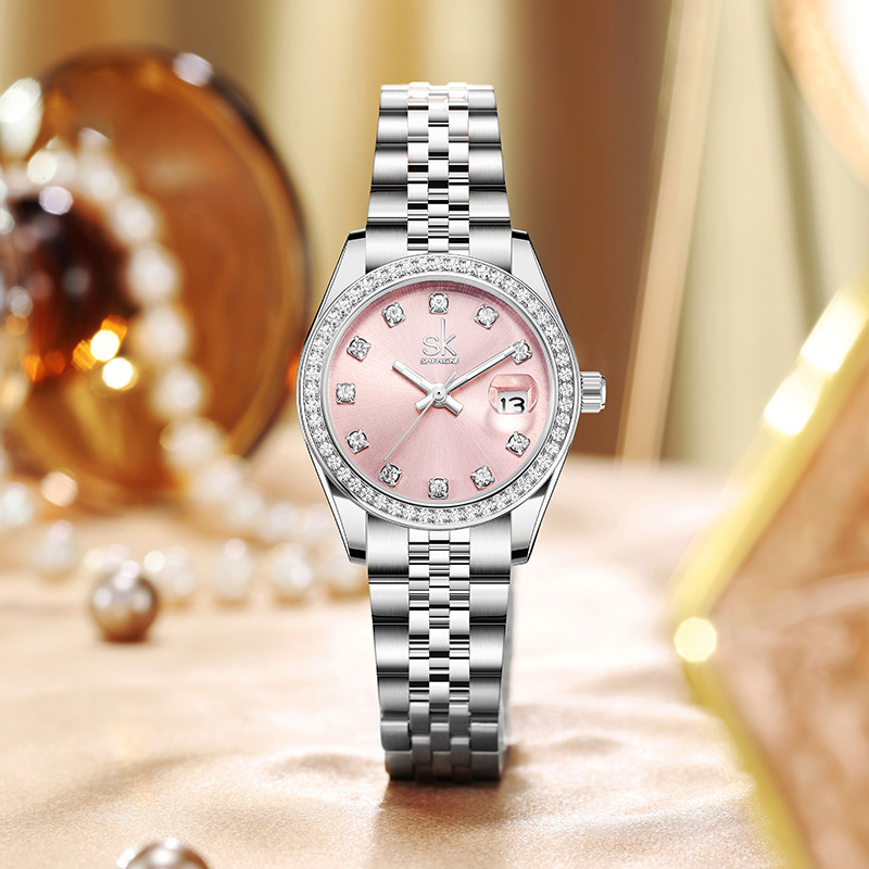Relógio feminino elegante UTHA - Jewelry Diamond Watches avaliação e preço