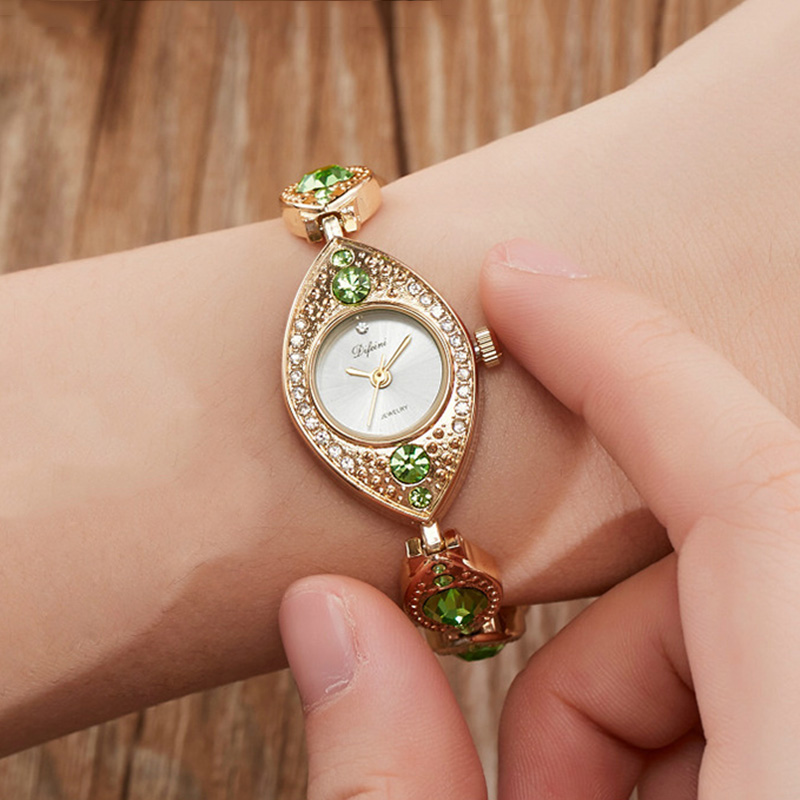 Mulheres de luxo pulseira reló - Jewelry Clasp Watches avaliação e preço