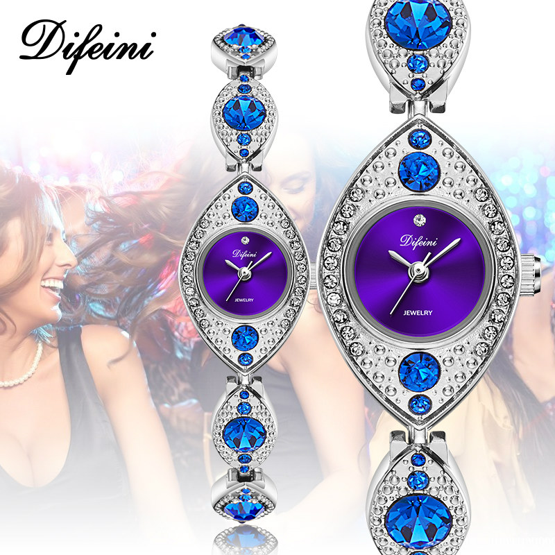Mulheres de luxo pulseira reló - Jewelry Clasp Watches avaliação e preço