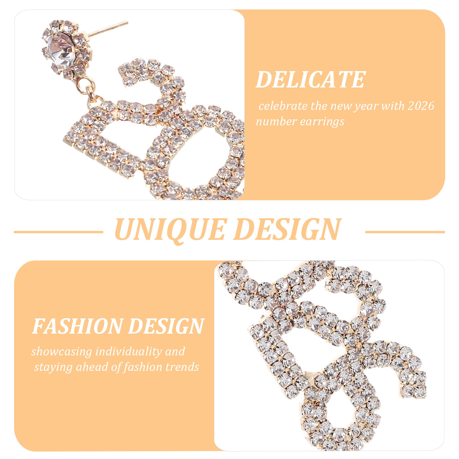 Brincos de Strass com Número 2 - Eve Jewelry & Watches Distribuidor Oficial Rolex avaliação e preço