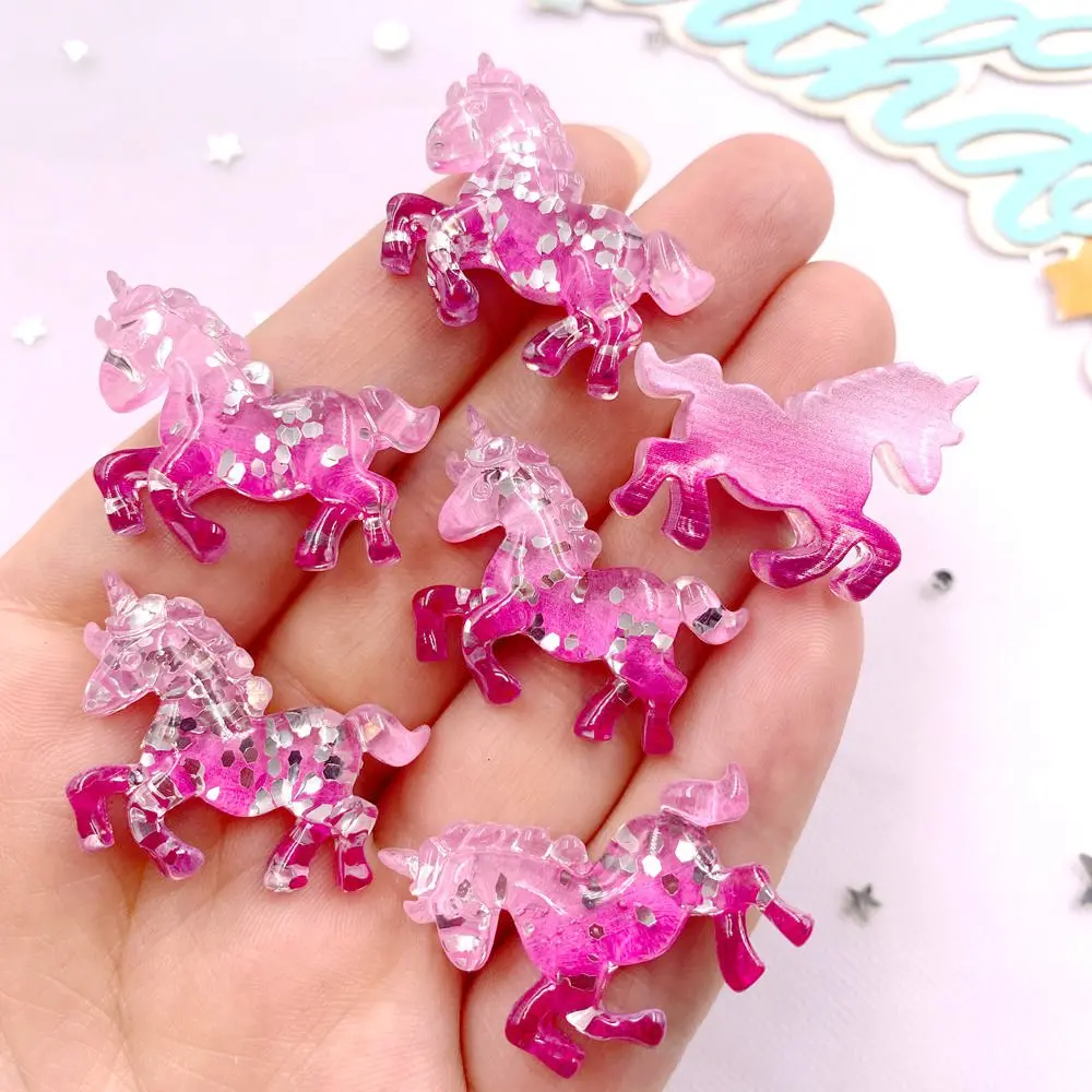 6 pçs resina colorida glitter  - Paradise Jewelry & Watches Llc avaliação e preço
