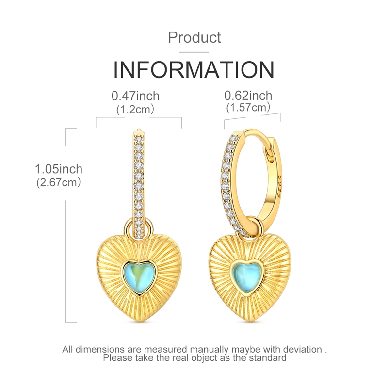 Brincos de argola com pingente - Opal Earrings Dangle avaliação e preço
