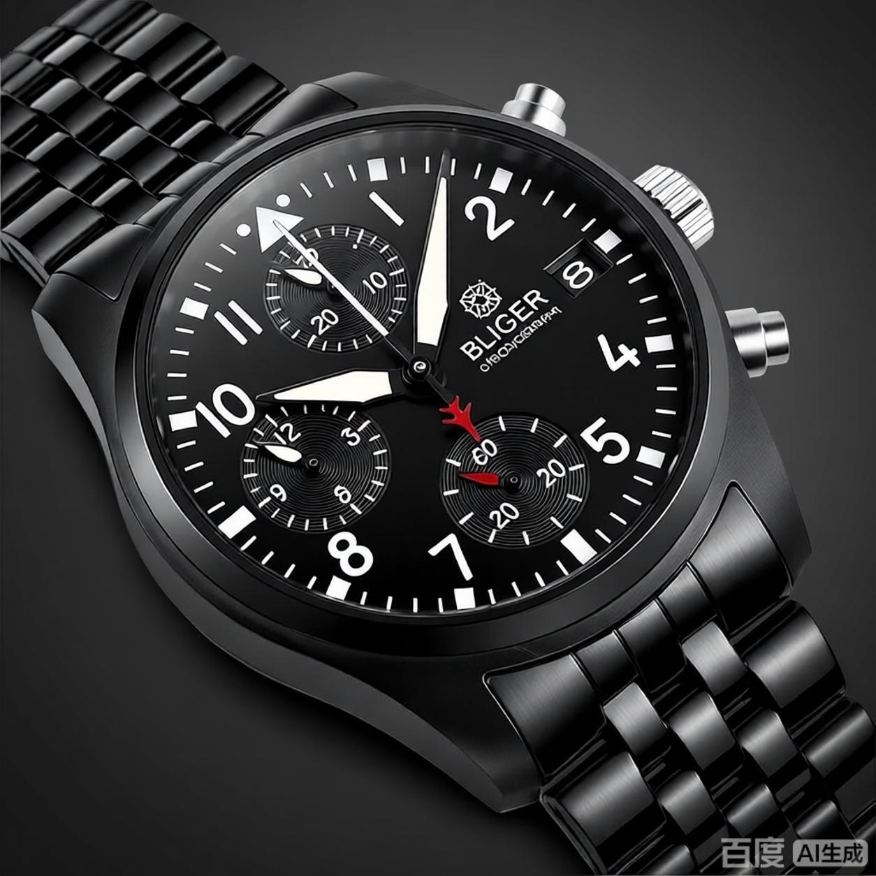 Relógio Cronógrafo Aviador BLI - Mens Mechanical Watch avaliação e preço