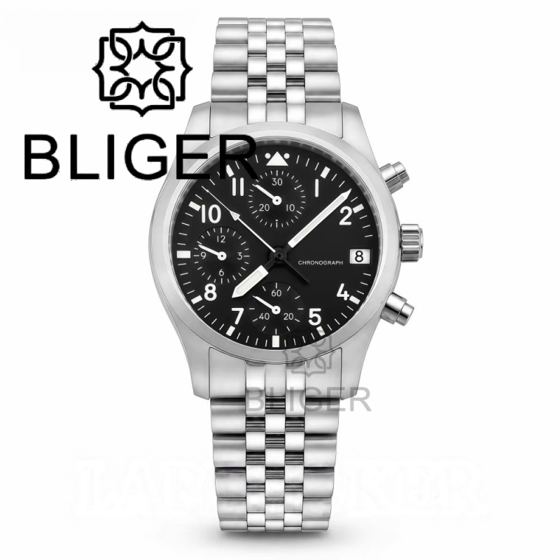 Relógio Cronógrafo Aviador BLI - Mens Mechanical Watch avaliação e preço