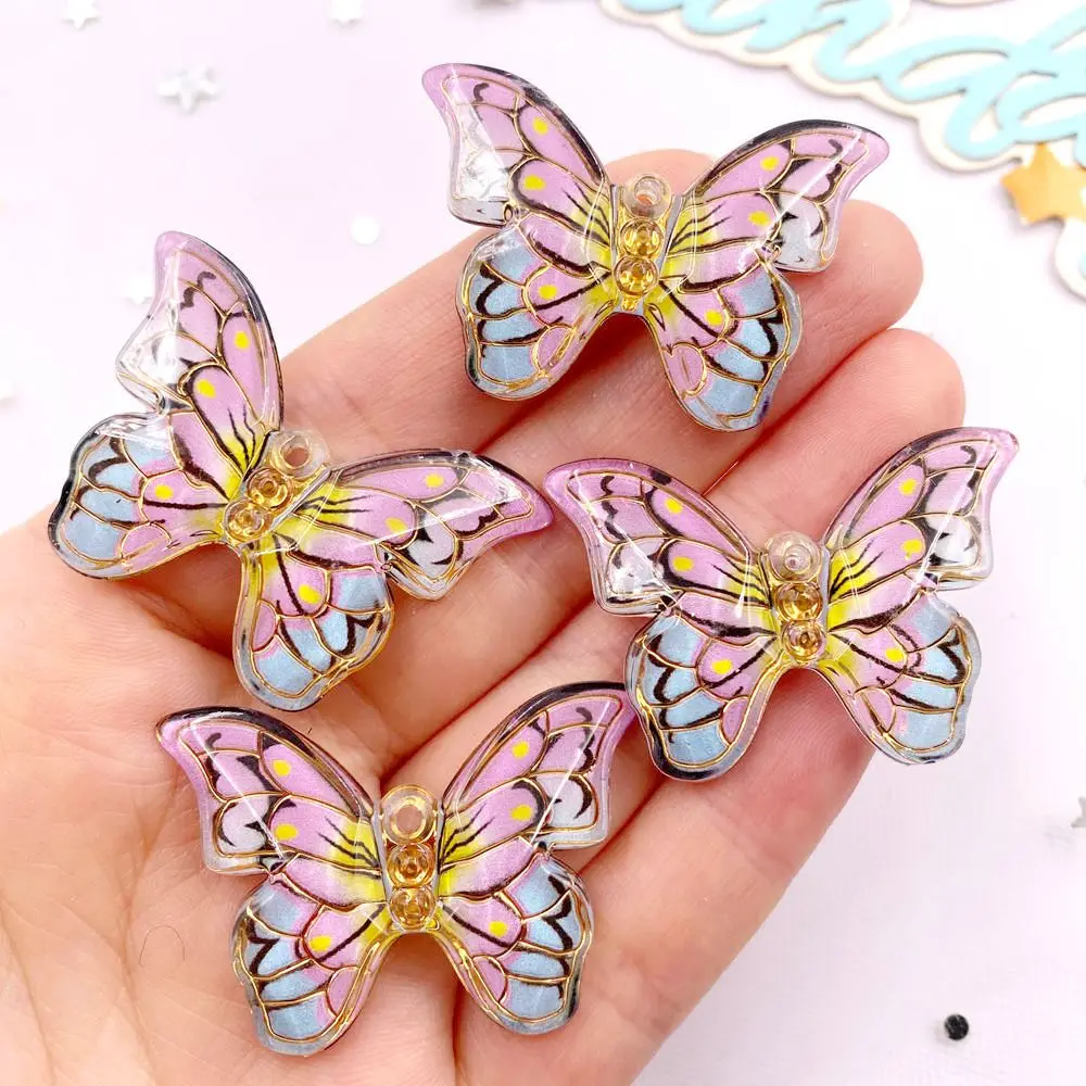 10 pçs colorido bonito borbole - Paradise Jewelry & Watches Llc avaliação e preço