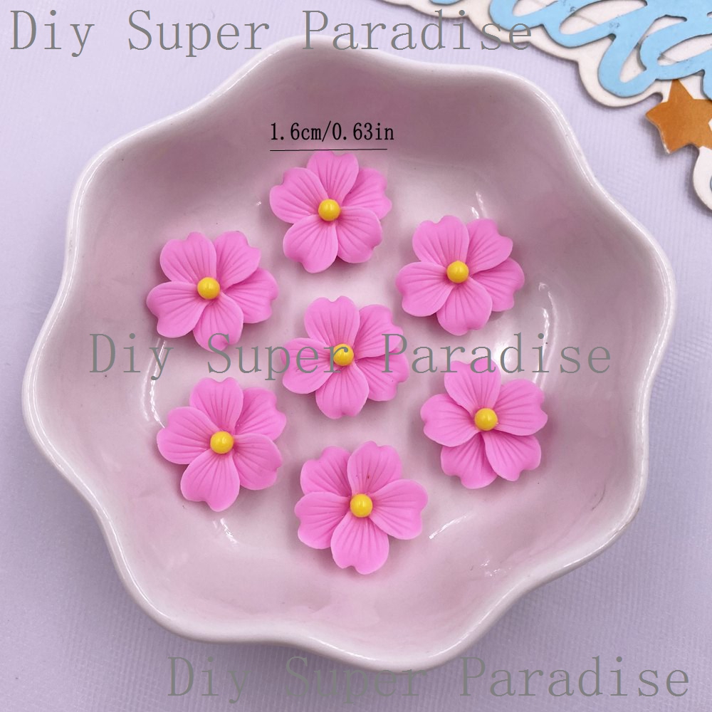 50 pçs resina colorida 16mm fl - Paradise Jewelry & Watches Llc avaliação e preço