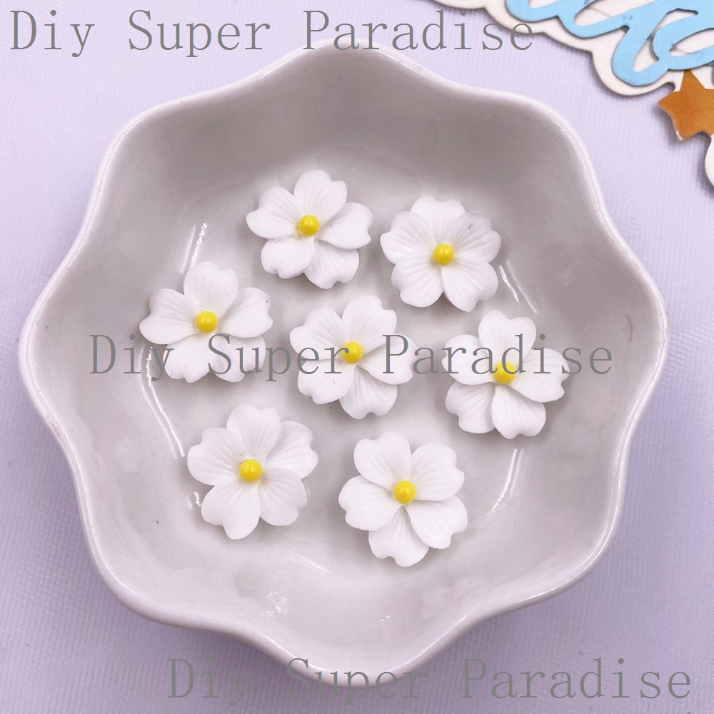 50 pçs resina colorida 16mm fl - Paradise Jewelry & Watches Llc avaliação e preço
