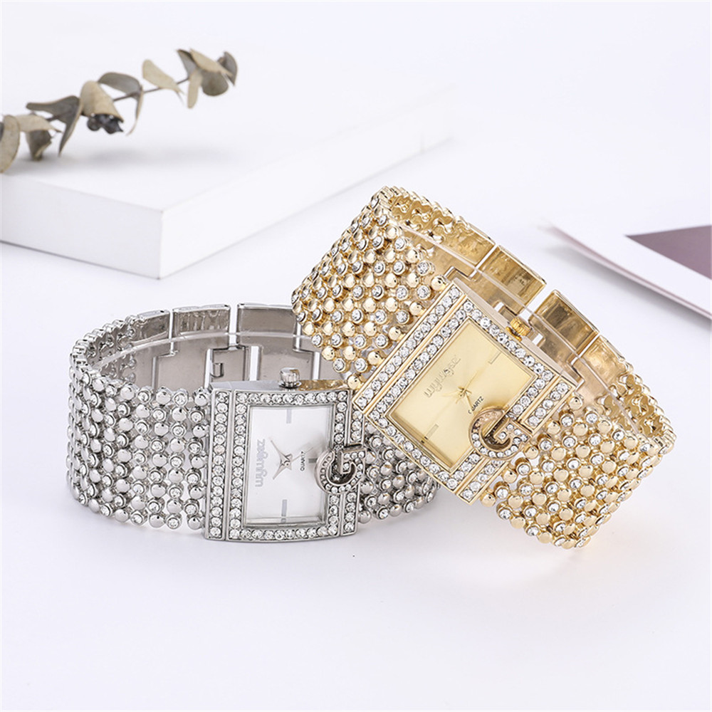 Relógios quadrados simples de  - Jewelry Diamond Watches avaliação e preço