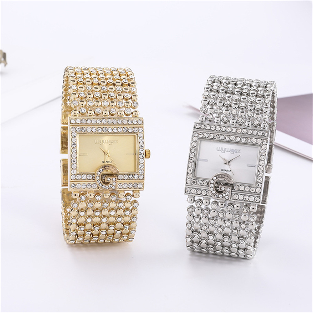 Relógios quadrados simples de  - Jewelry Diamond Watches avaliação e preço