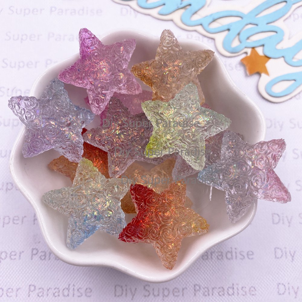 10 pçs resina clara doce cor c - Paradise Jewelry & Watches Llc avaliação e preço
