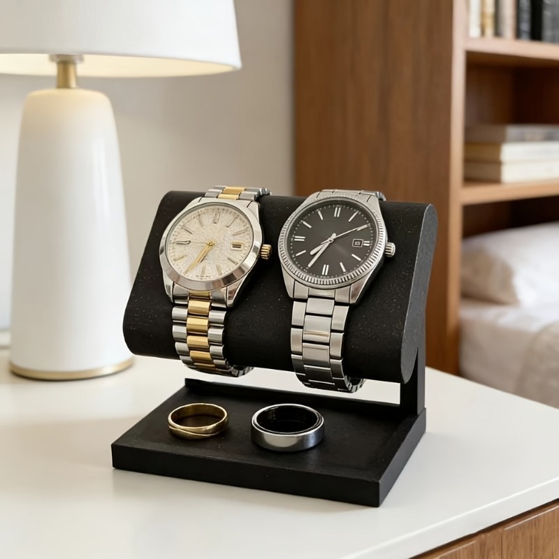 Suporte Duplo para Exibição de - Watches Jewelry Holder avaliação e preço