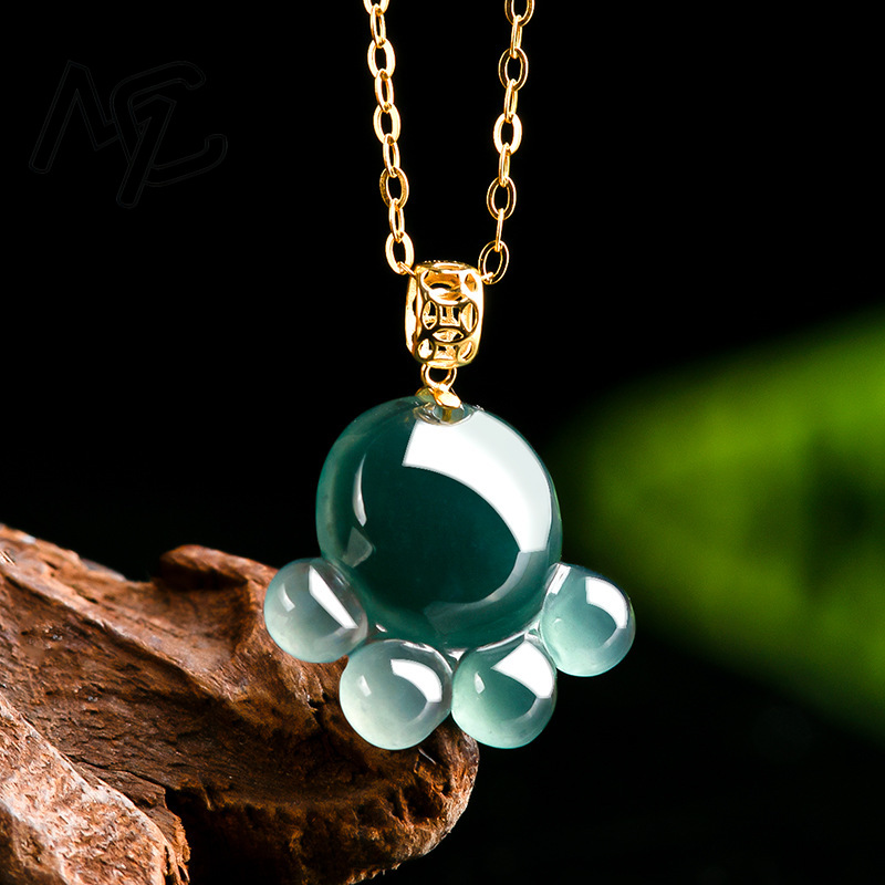Colar com Pingente de Jade Nat - Jewelry & Watches Sp Z Oo Opinie avaliação e preço