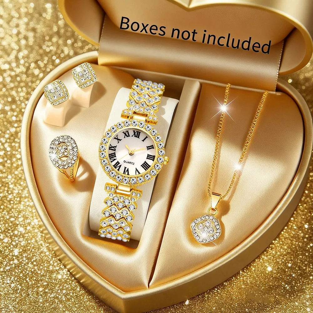 2026 5 Peças Elegantes Relógio - Jewelry Clasp Watches avaliação e preço